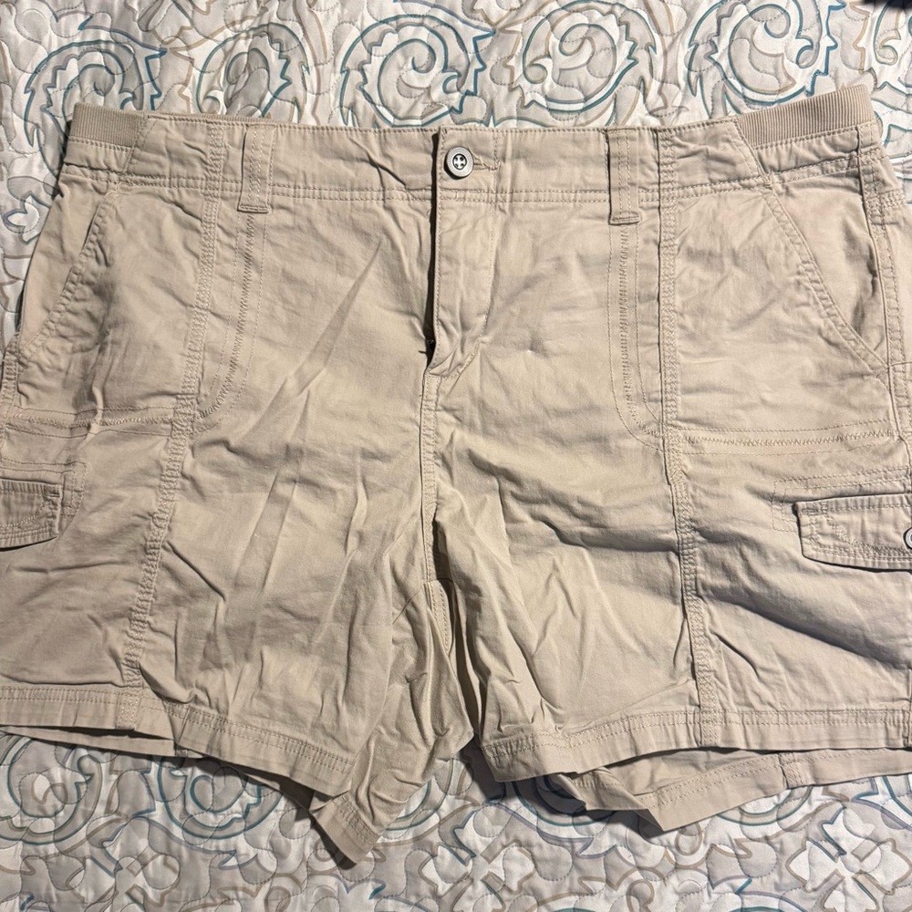 Style & Co. Women's Casual Cargo Shorts - Beige